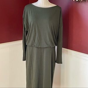 Ann Taylor green dress size medium
